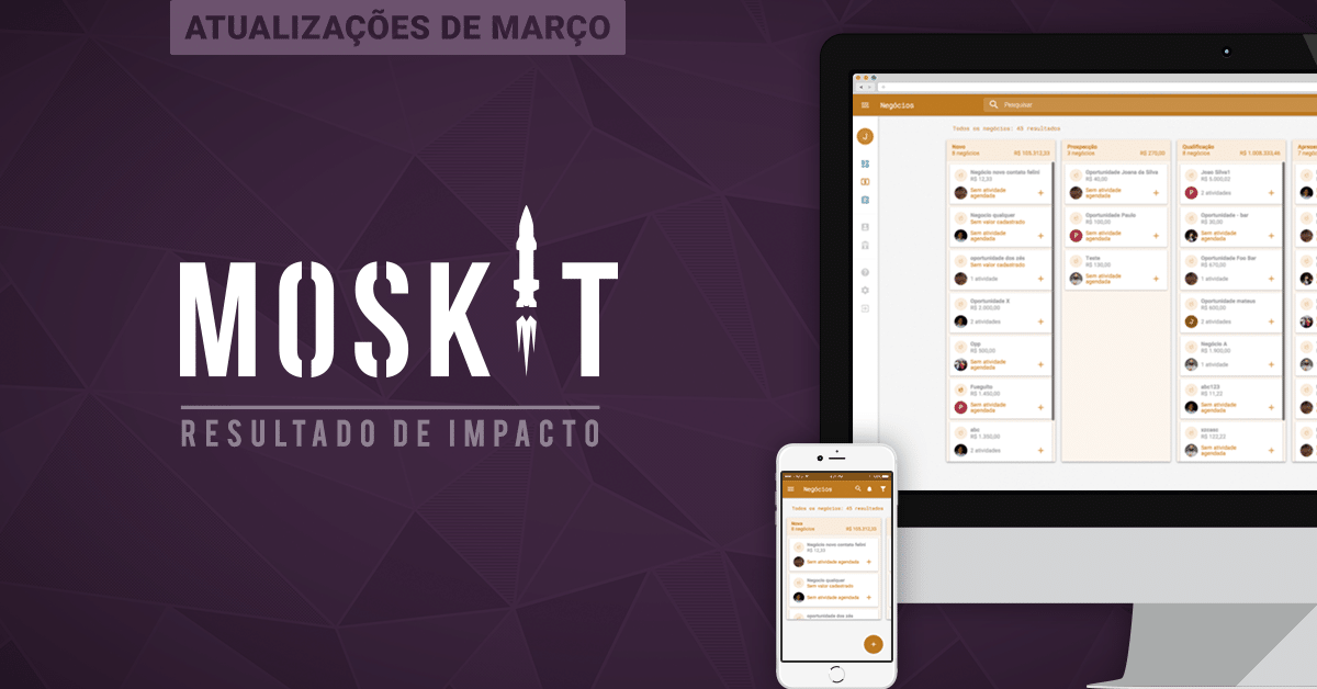 Atualizações de Março